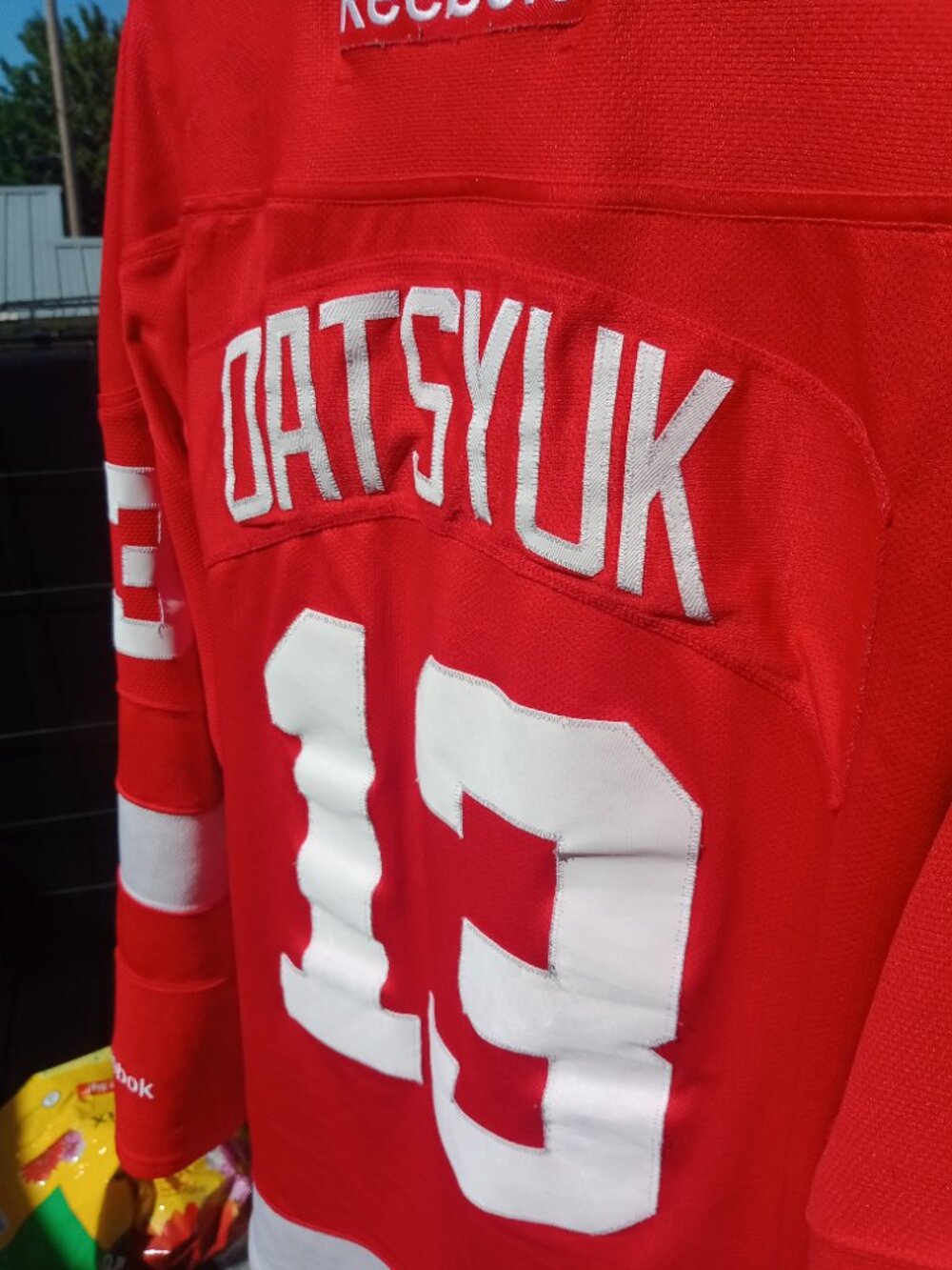 Pavel Datsyuk Reebok Detroit Red Wings NHL hockey jersey - Picture 4 of 15
